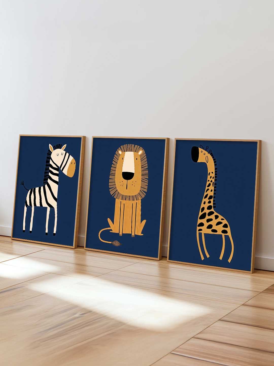 Safari Animals Wall Art Paintings for Living Room Bedroom
