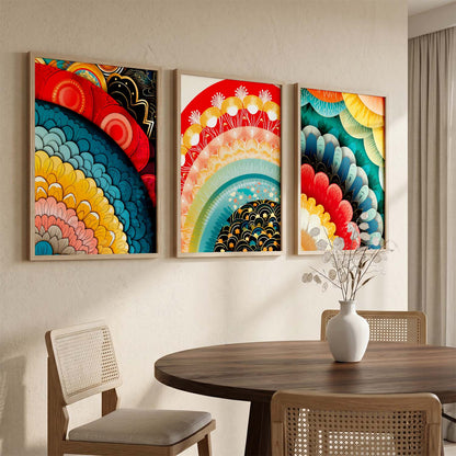 Modern Art Prints for Living Room Bedroom - Deer Print Combo for Home and Office Wall Decor