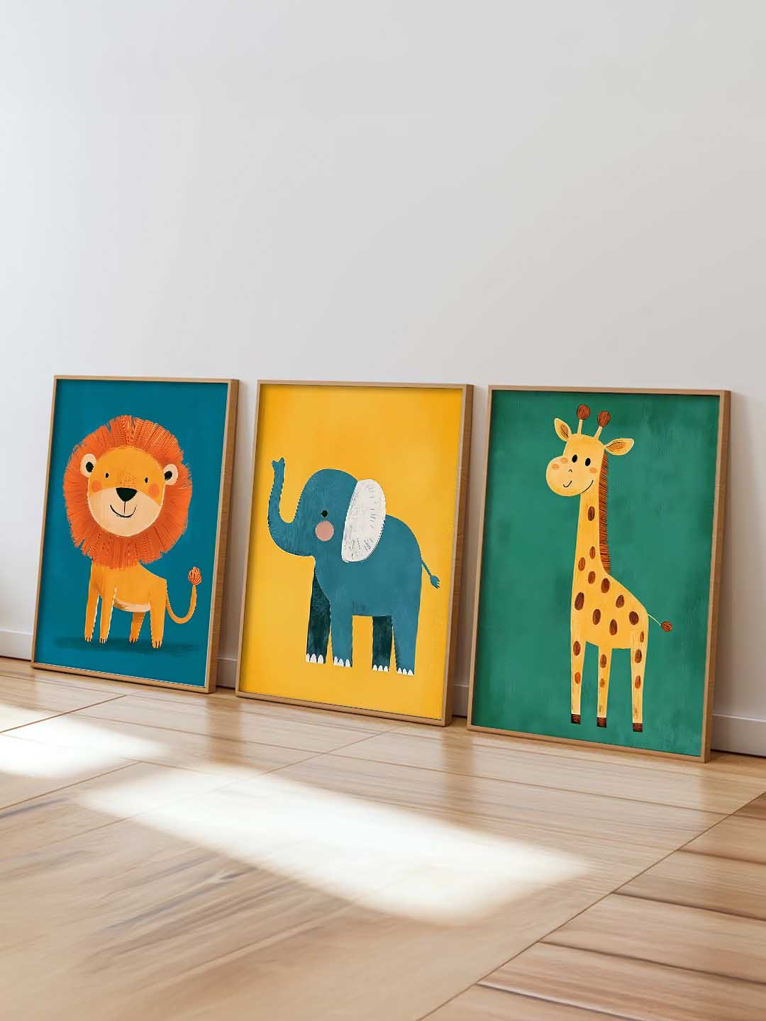 Safari Animals  Wall Art Paintings for Living Room Bedroom