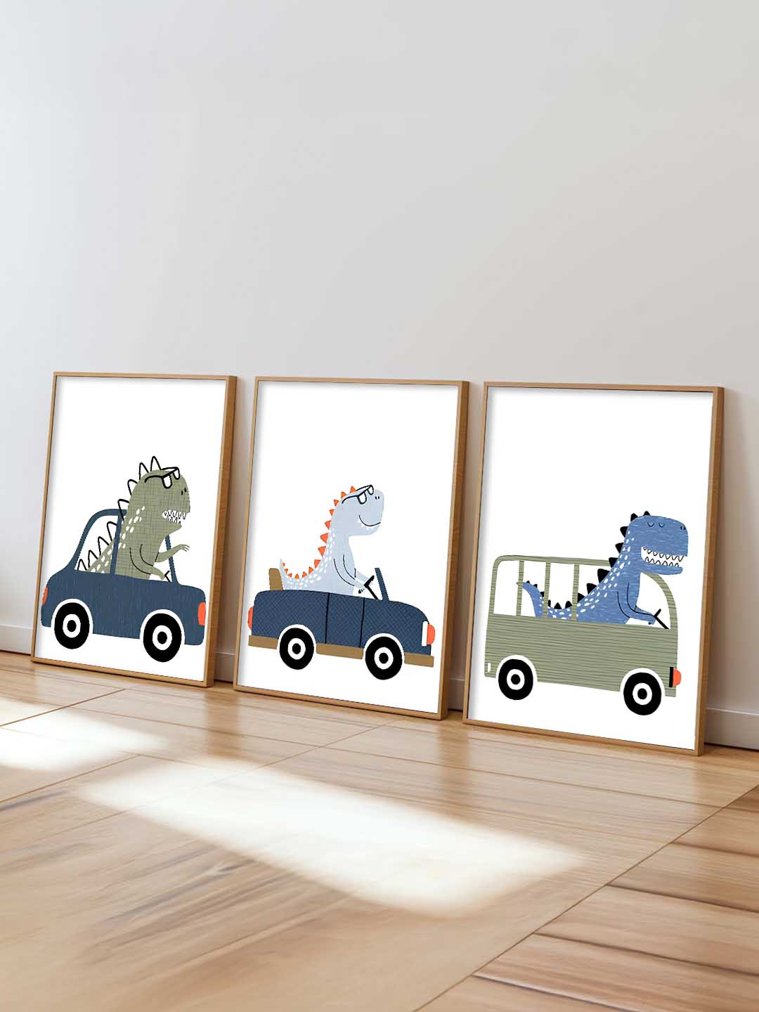 Cartoon Dinosaurs Wall Art Paintings for Living Room Bedroom