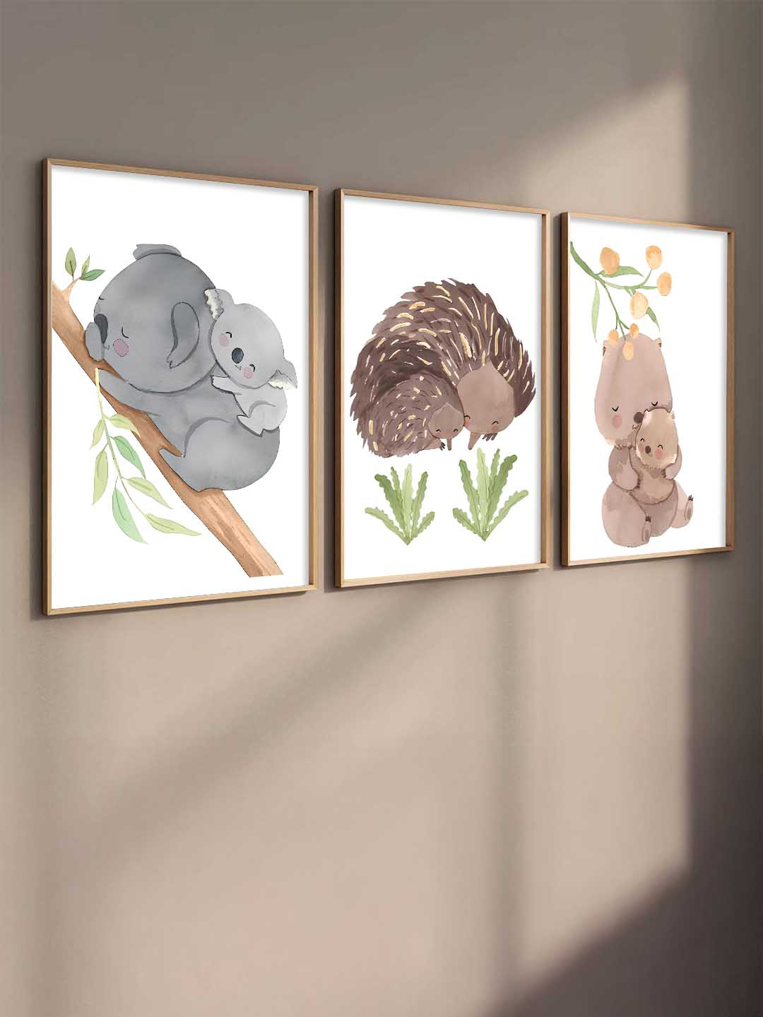 Cartoon Animals Wall Art Paintings for Living Room Bedroom