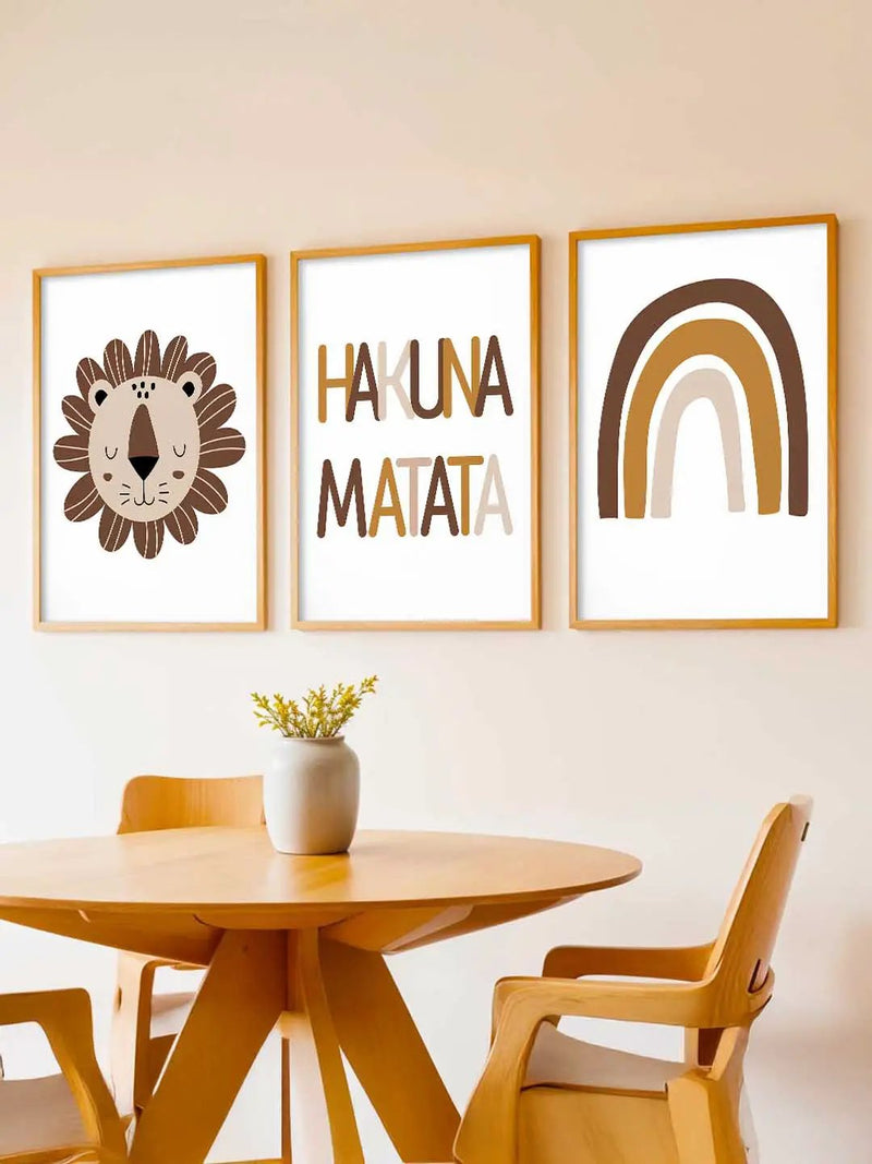 Boho Framed Wall Art Prints | Set of 3 | Home Decor
