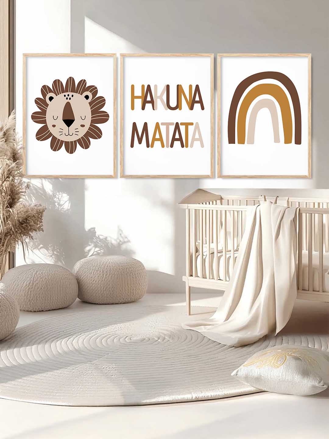 Hakuna Matata Boho Wall Art Paintings for Living Room Bedroom