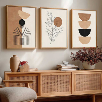 Boho Wall Art Paintings for Living Room Bedroom