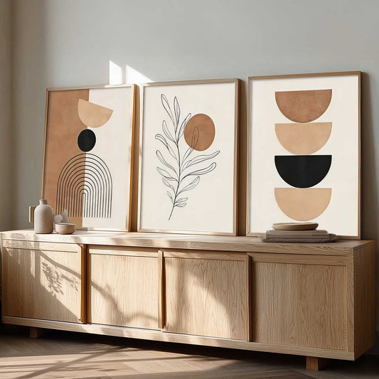 Boho Wall Art Paintings for Living Room Bedroom