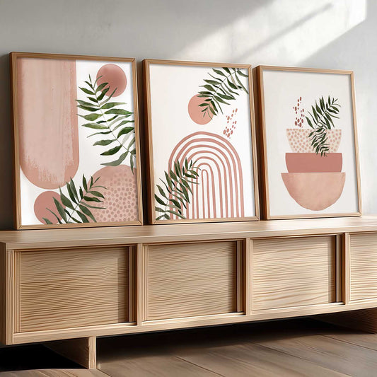 Boho Wall Art Paintings for Living Room Bedroom