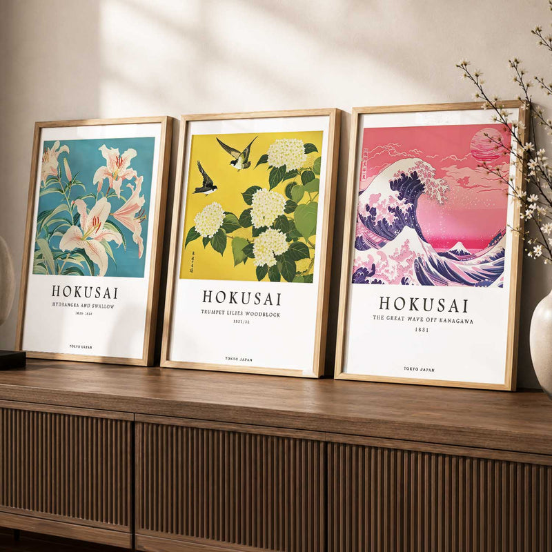Aesthetic Japan Nature  Wall Art Paintings for Living Room Bedroom