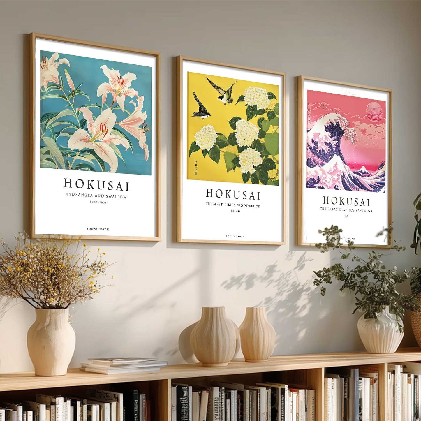 Aesthetic Japan Nature  Wall Art Paintings for Living Room Bedroom