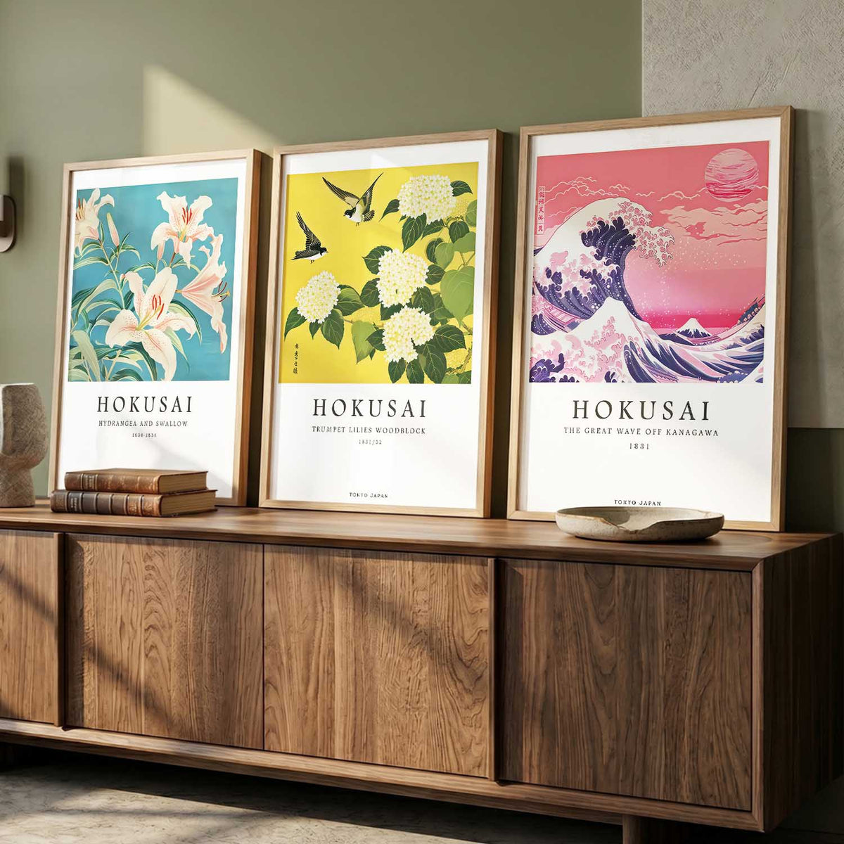 Aesthetic Japan Nature  Wall Art Paintings for Living Room Bedroom