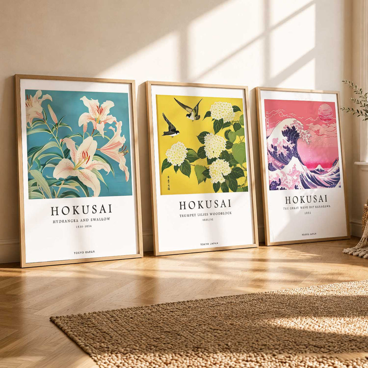 Aesthetic Japan Nature  Wall Art Paintings for Living Room Bedroom