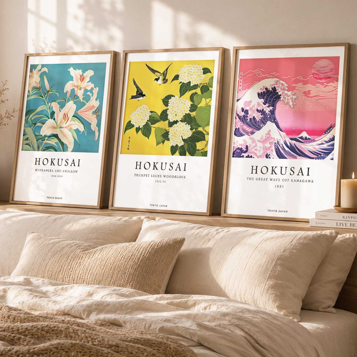 Aesthetic Japan Nature  Wall Art Paintings for Living Room Bedroom