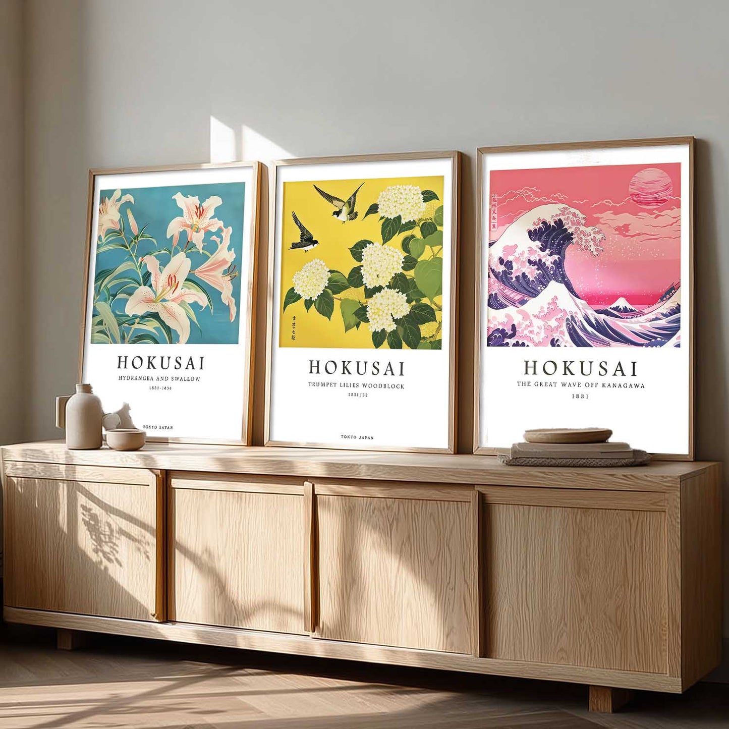 Aesthetic Japan Nature  Wall Art Paintings for Living Room Bedroom