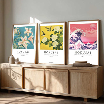 Aesthetic Japan Nature  Wall Art Paintings for Living Room Bedroom