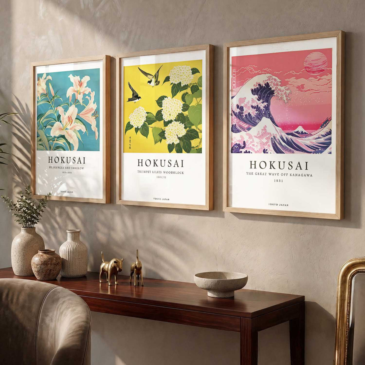 Aesthetic Japan Nature  Wall Art Paintings for Living Room Bedroom