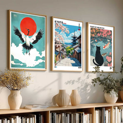 Japanese Nature Wall Art Paintings for Living Room Bedroom