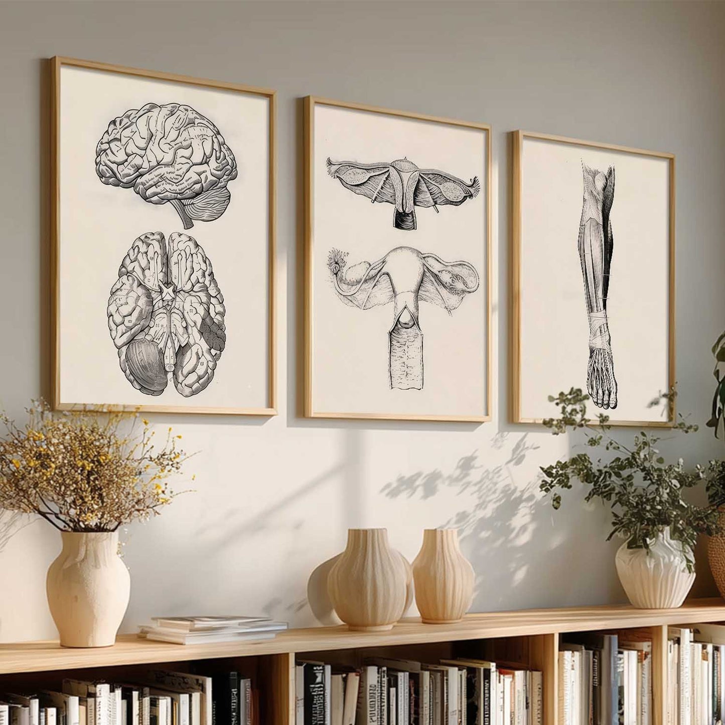Human Anatomy Wall Art Paintings for Office Clinic