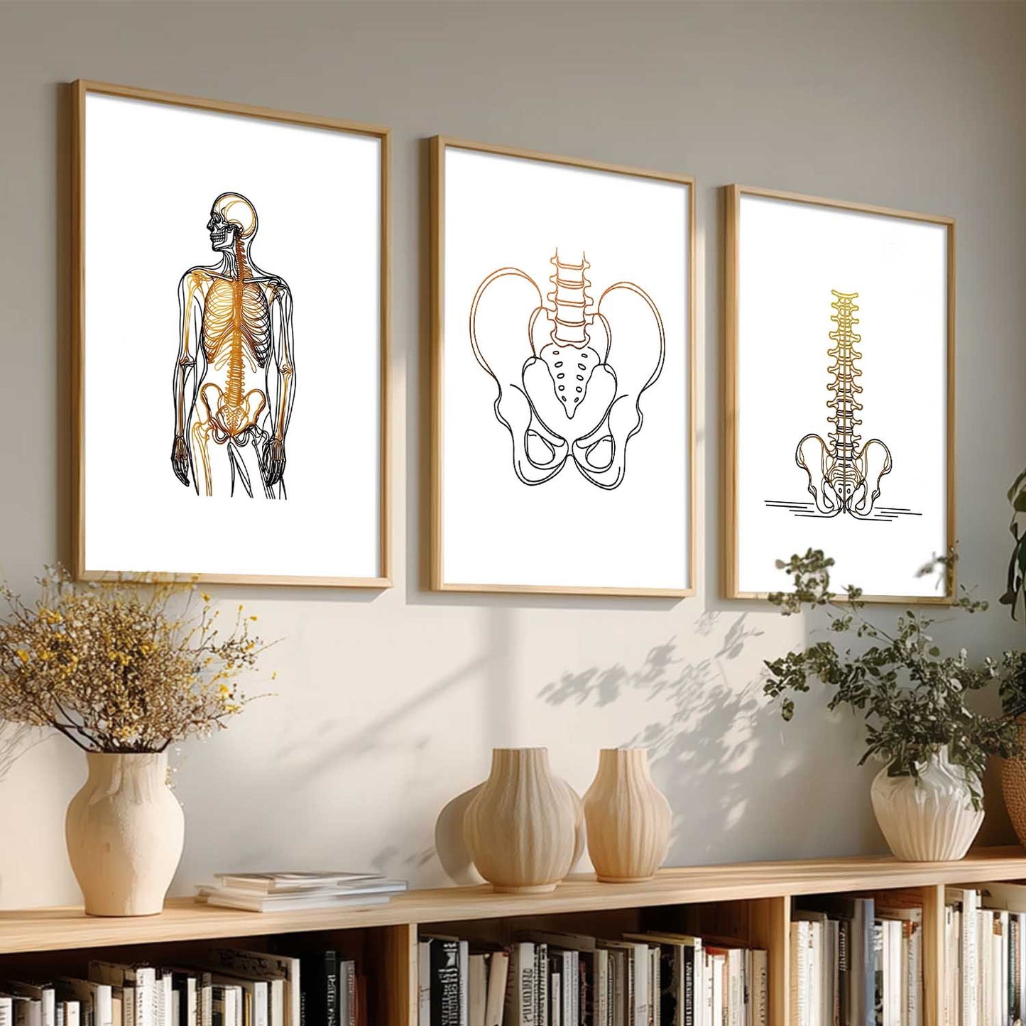 Human Anatomy Wall Art Paintings for Office Clinic