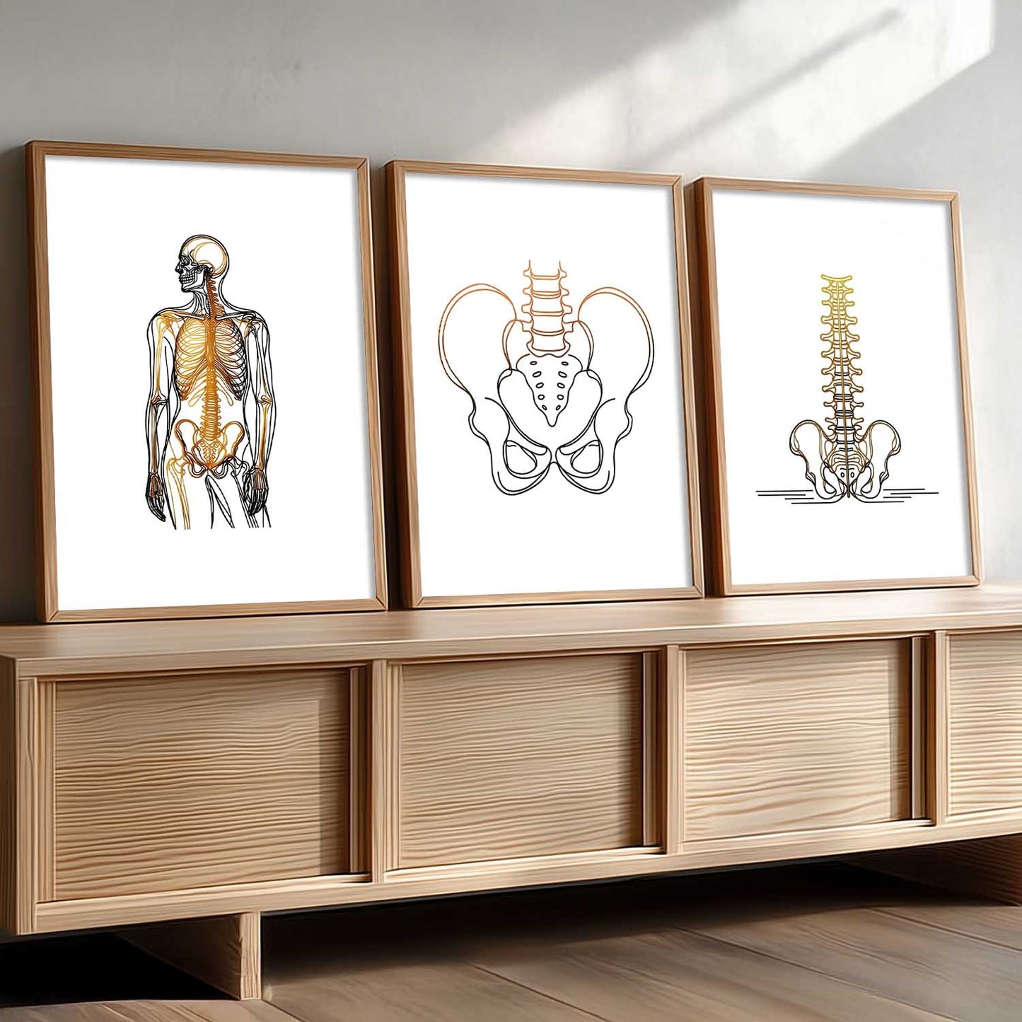 Human Anatomy Wall Art Paintings for Office Clinic