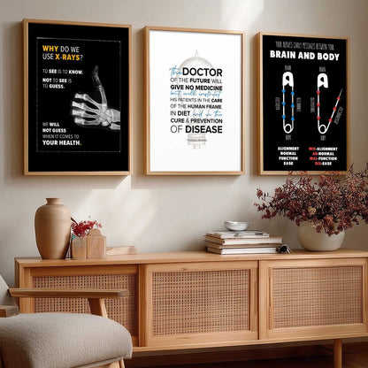 Doctors Motivational  Wall Art Paintings for Office Clinic