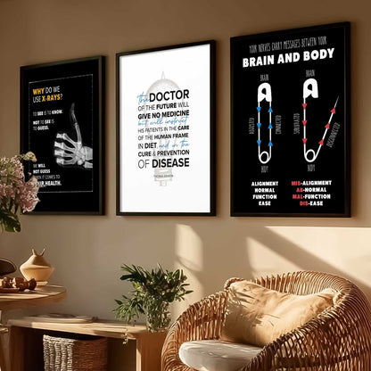 Doctors Motivational  Wall Art Paintings for Office Clinic
