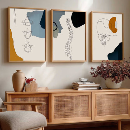 Chiropractic Medical Wall Art Paintings for office Clinic