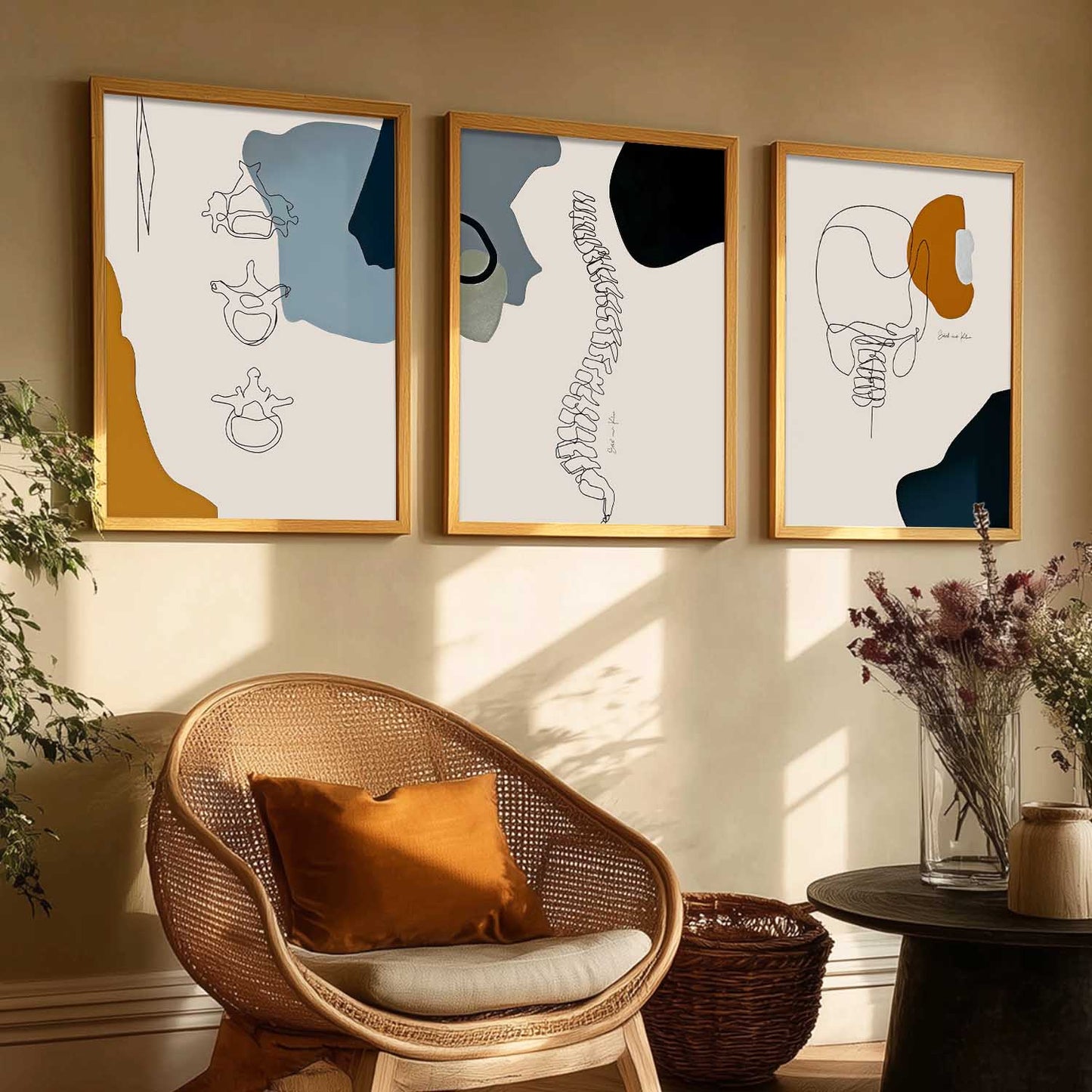 Chiropractic Medical Wall Art Paintings for office Clinic