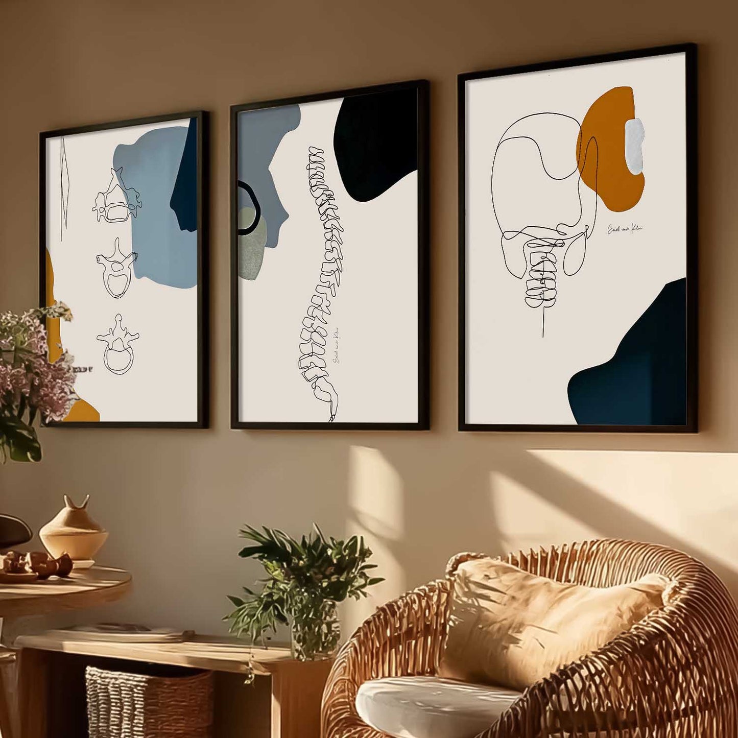 Chiropractic Medical Wall Art Paintings for office Clinic