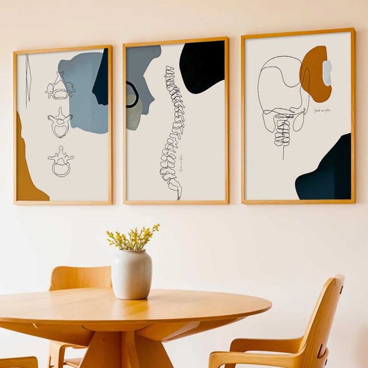 Chiropractic Medical Wall Art Paintings for office Clinic