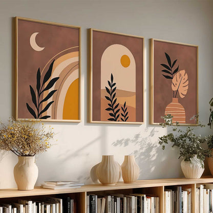 Boho Wall Art Paintings for Living Room Bedroom