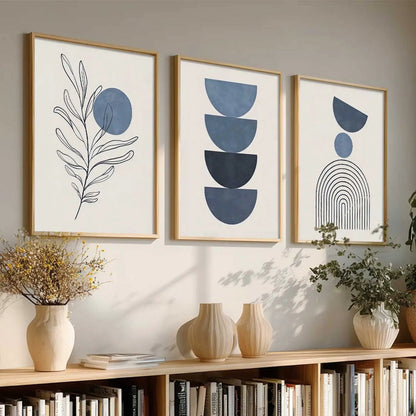 Boho Framed Wall Art Prints | Set of 3 | Home Decor