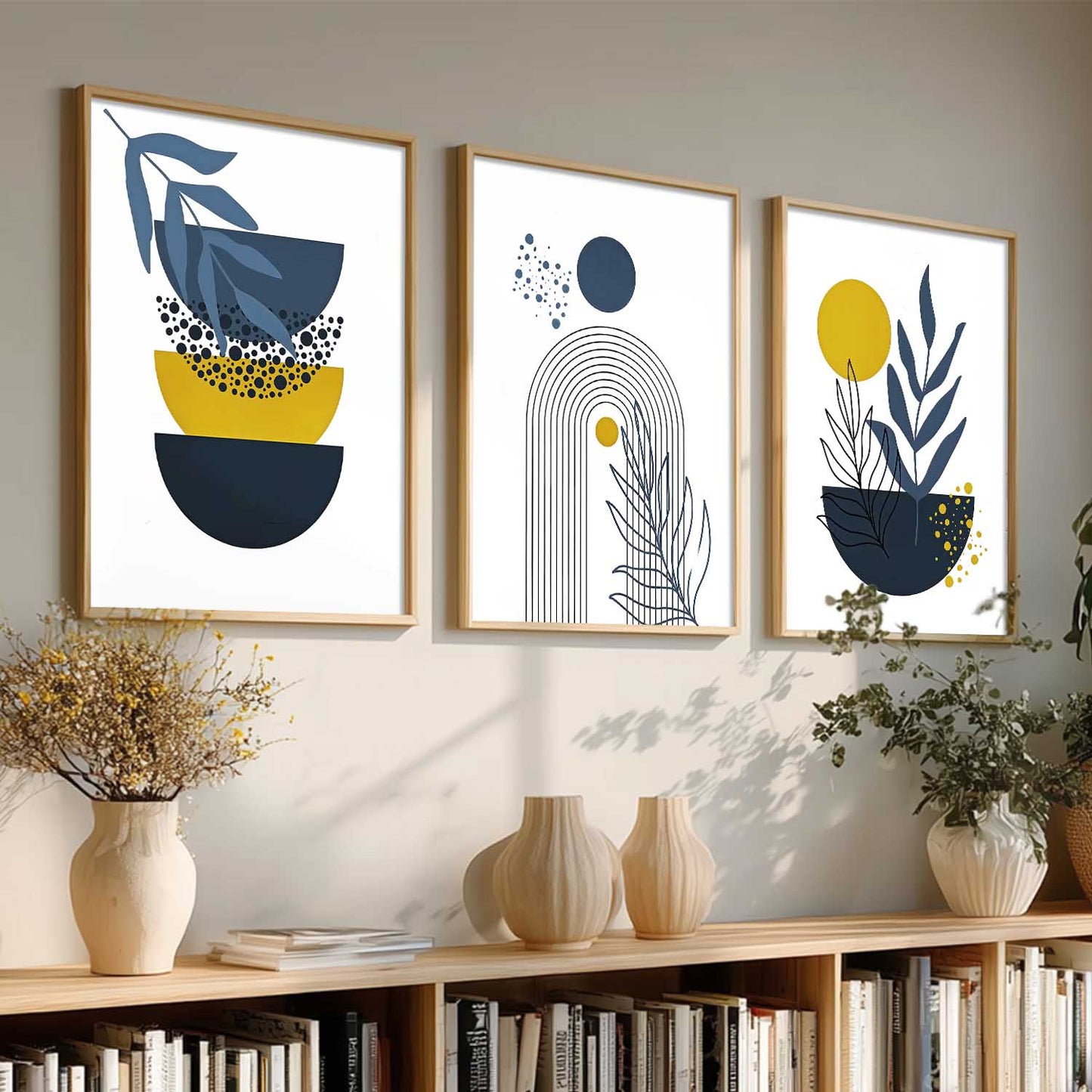 Boho Wall Art Paintings for Living Room Bedroom