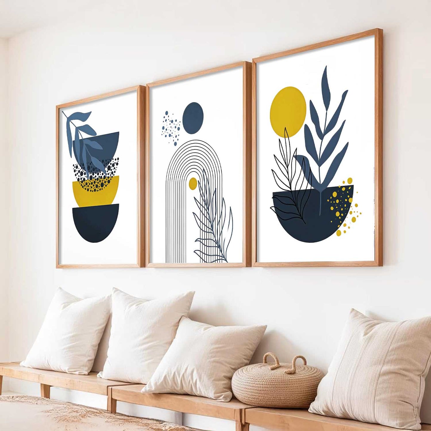 Boho Wall Art Paintings for Living Room Bedroom