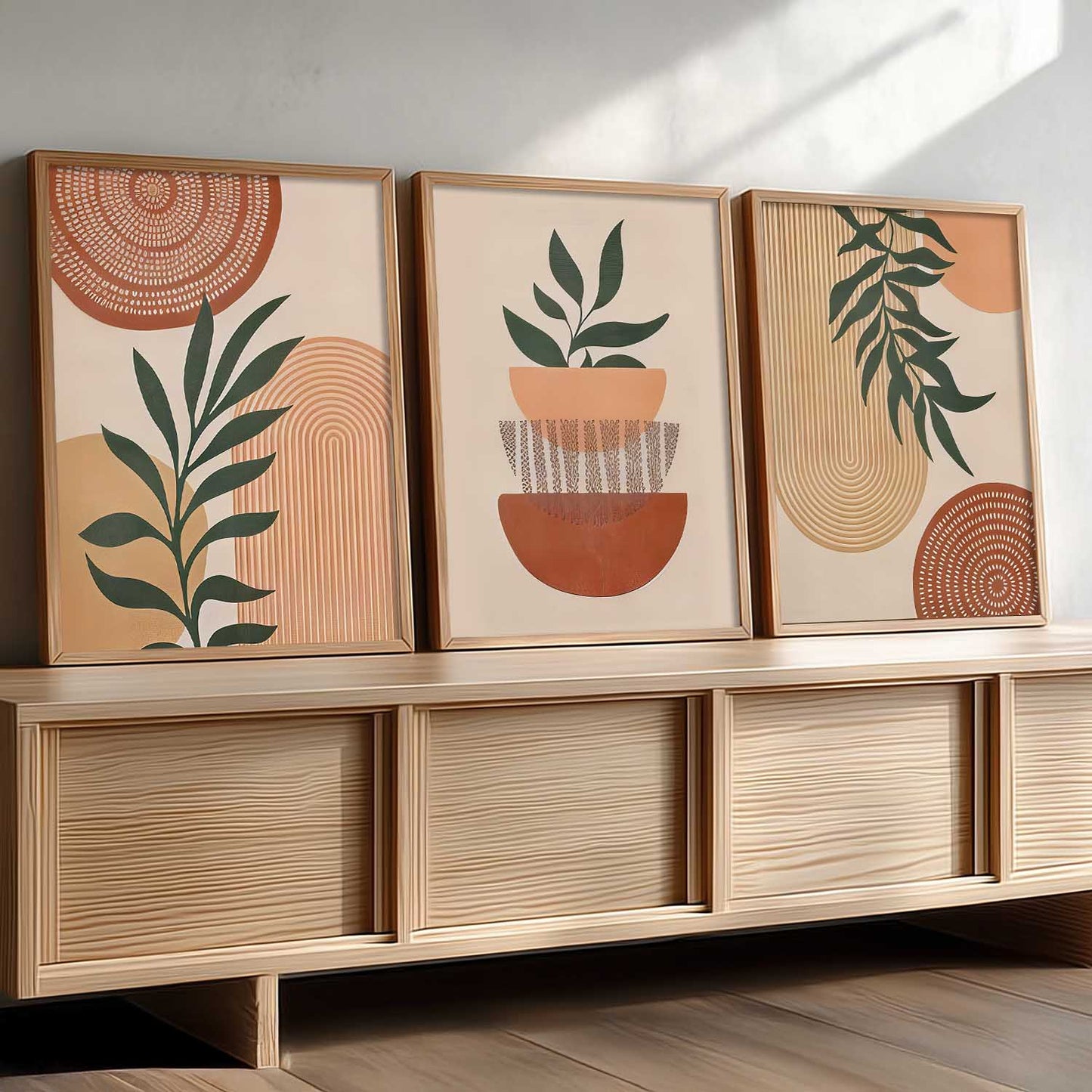 Boho Wall Art Paintings for Living Room Bedroom