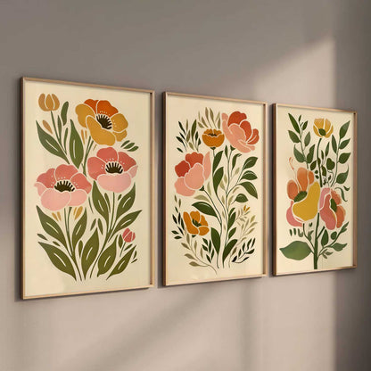 Botanical Wall Art Paintings for Living Room Bedroom