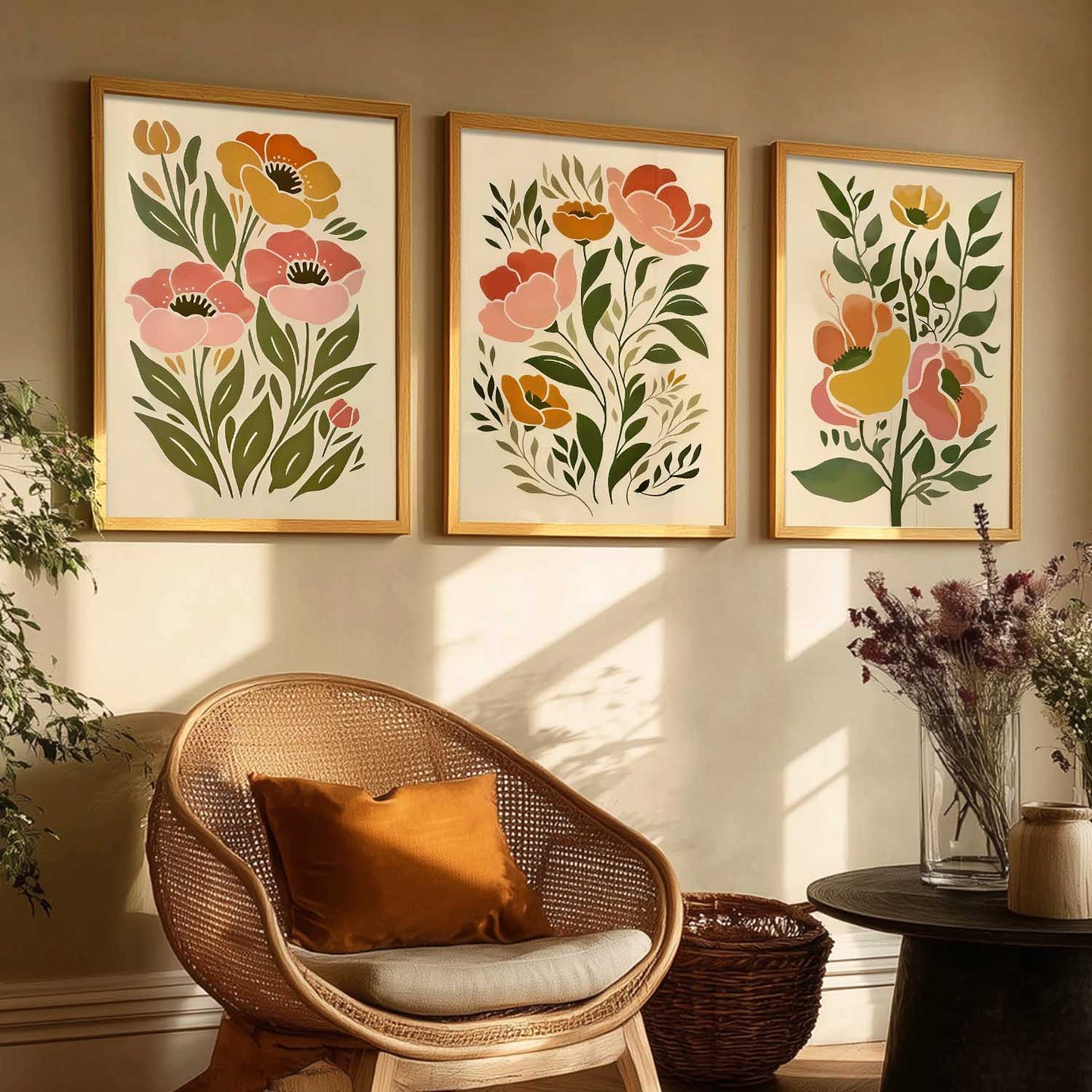 Botanical Wall Art Paintings for Living Room Bedroom