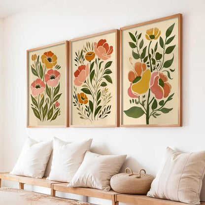Botanical Wall Art Paintings for Living Room Bedroom