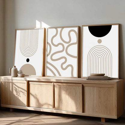 Boho Wall Art Paintings for Living Room Bedroom