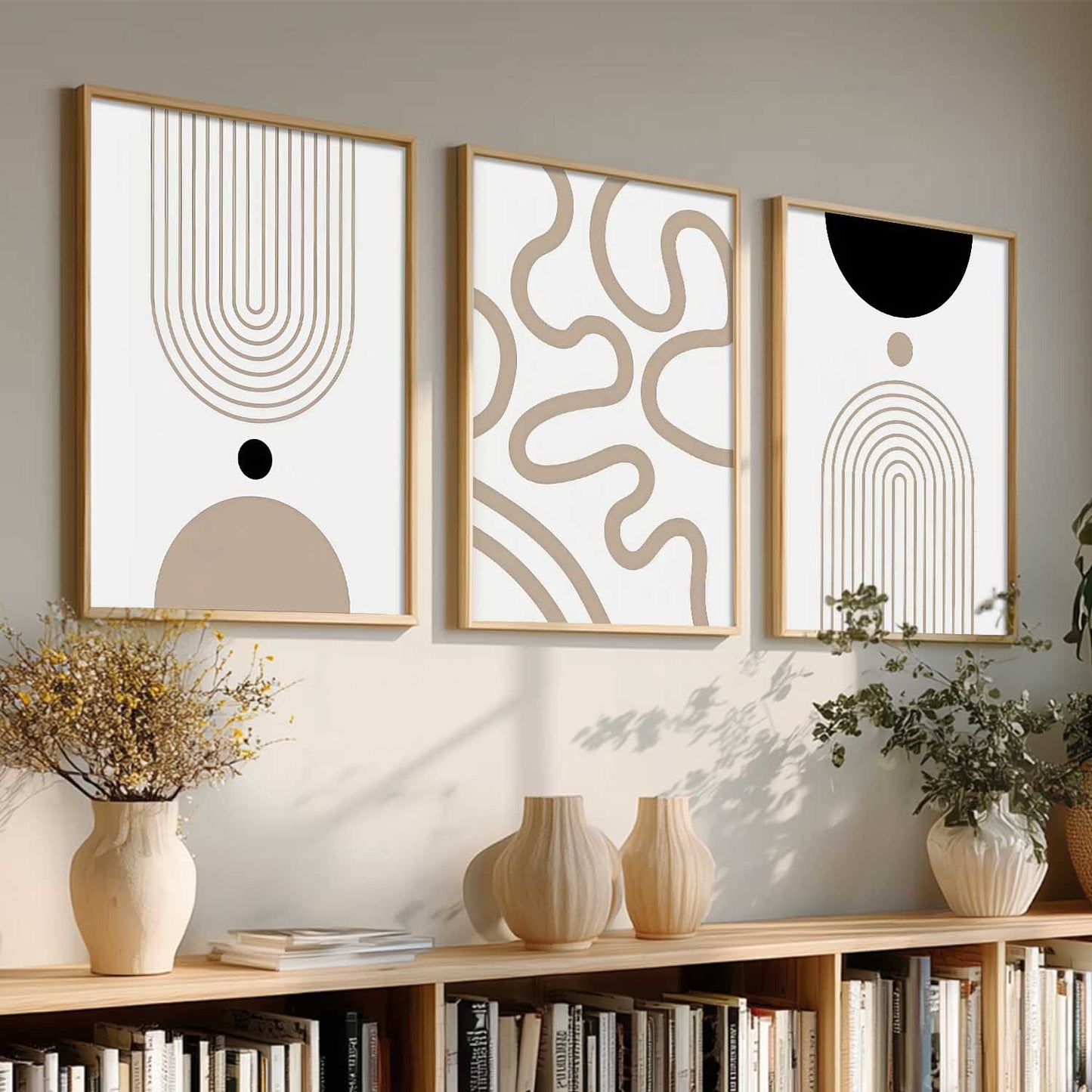 Boho Wall Art Paintings for Living Room Bedroom