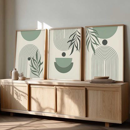 Boho Wall Art Paintings for Living Room Bedroom