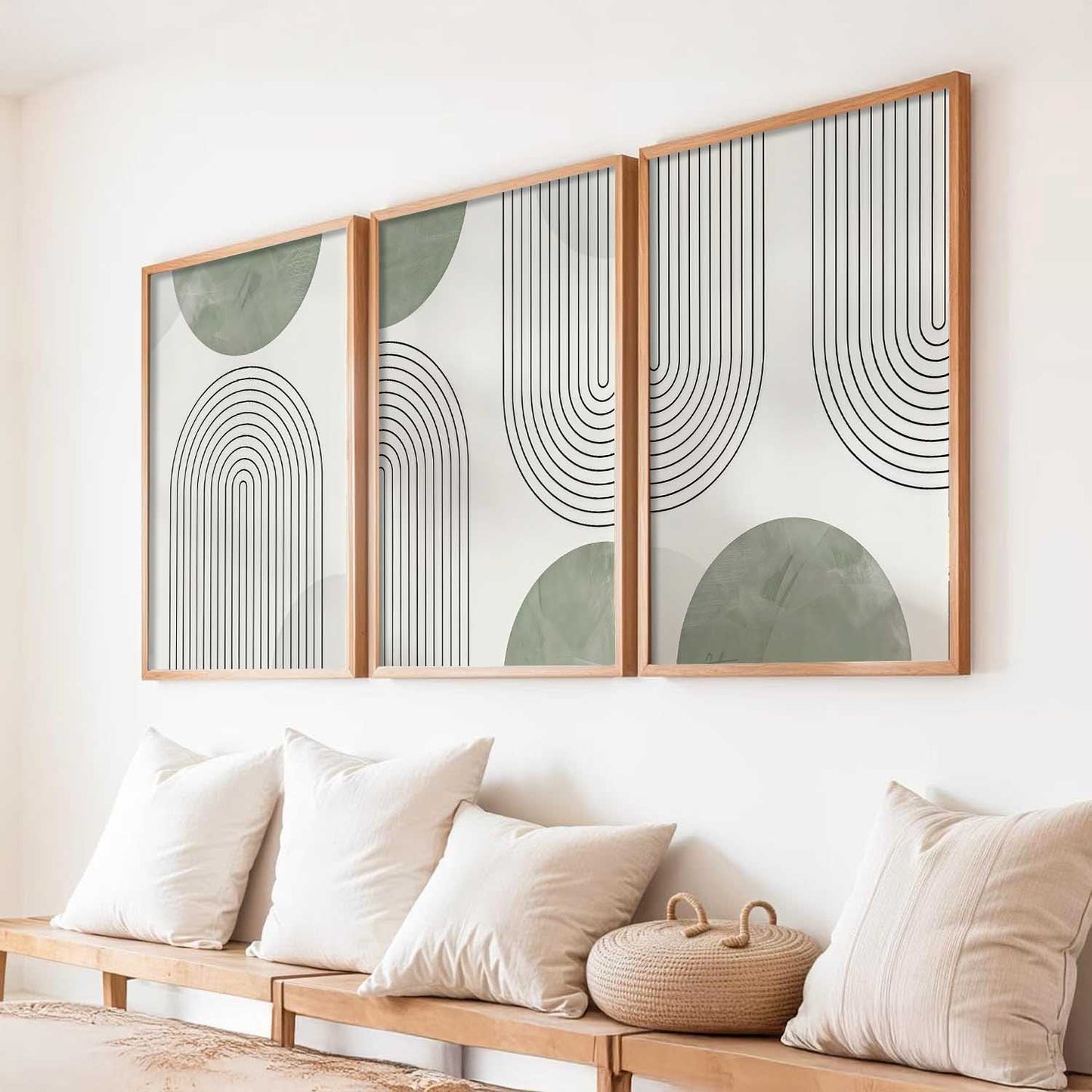 Boho Wall Art Paintings for Living Room Bedroom