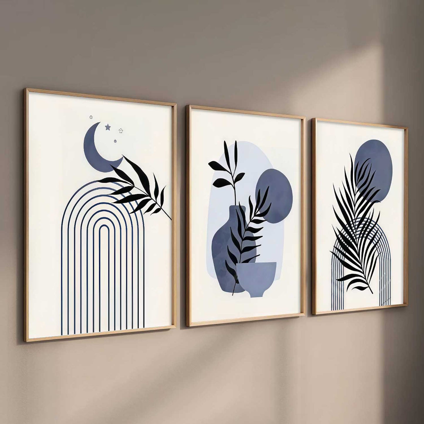 Boho Wall Art Paintings for Living Room Bedroom