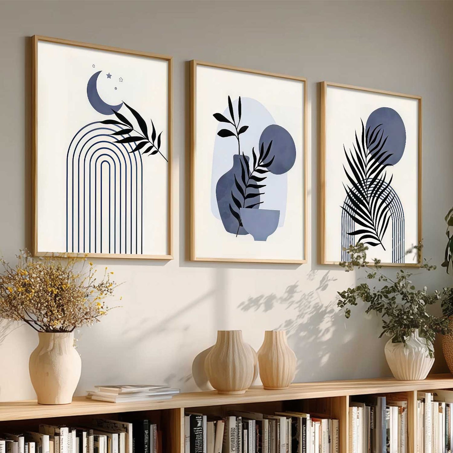 Boho Wall Art Paintings for Living Room Bedroom