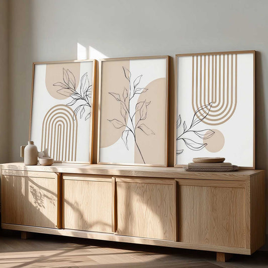 Boho Wall Art Paintings for Living Room Bedroom