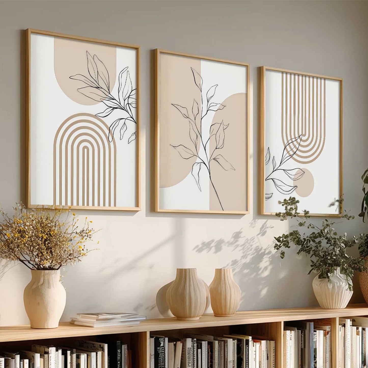 Boho Wall Art Paintings for Living Room Bedroom