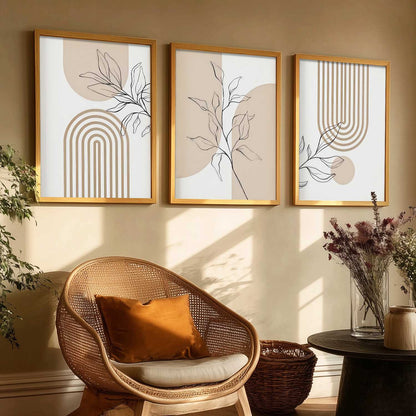 Boho Wall Art Paintings for Living Room Bedroom