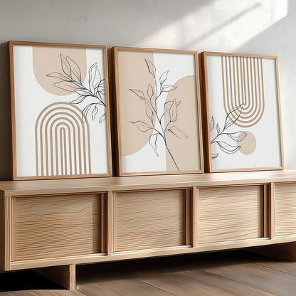 Boho Wall Art Paintings for Living Room Bedroom