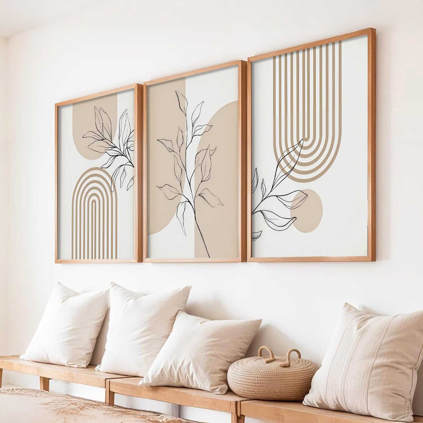 Boho Wall Art Paintings for Living Room Bedroom