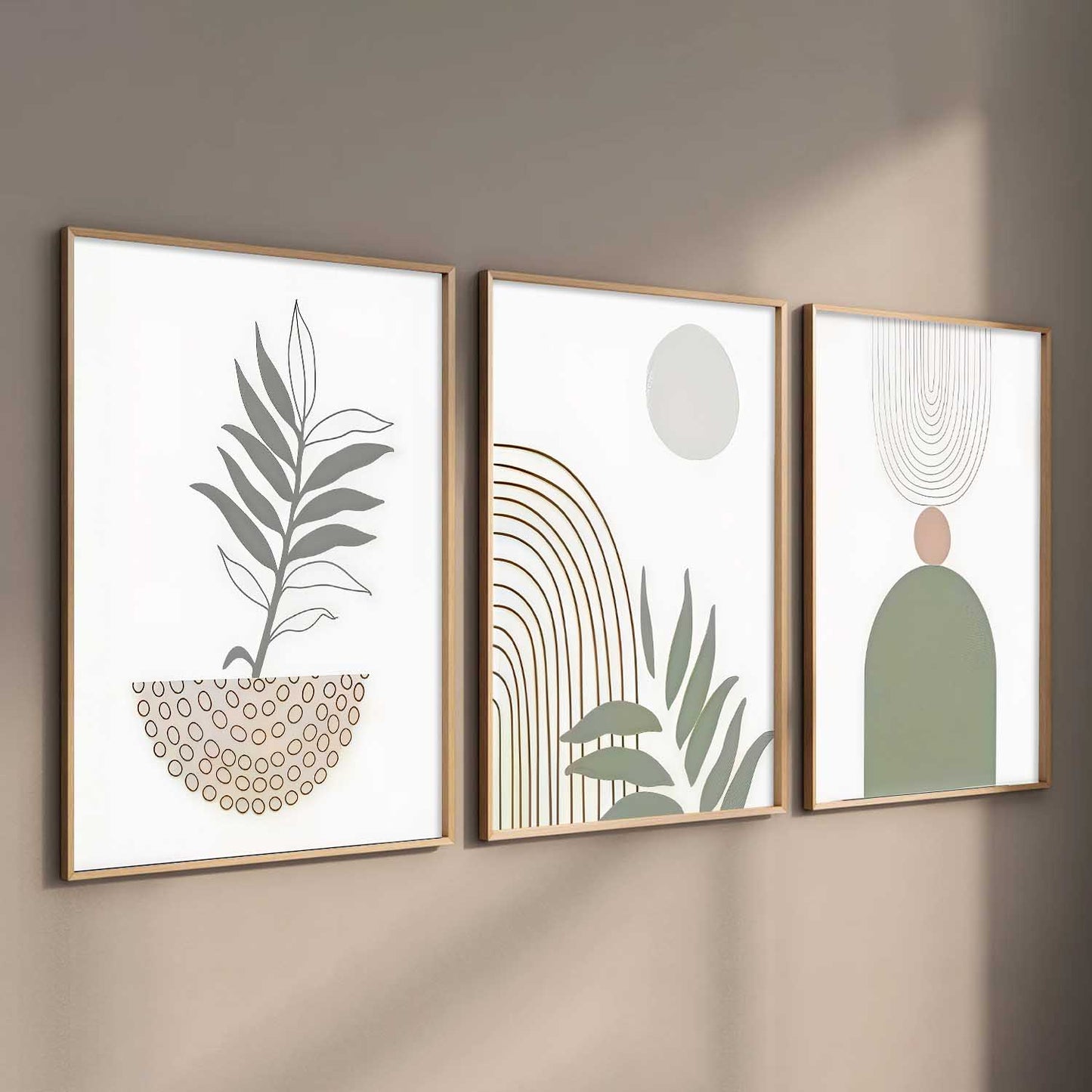 Boho Wall Art Paintings for Living Room Bedroom