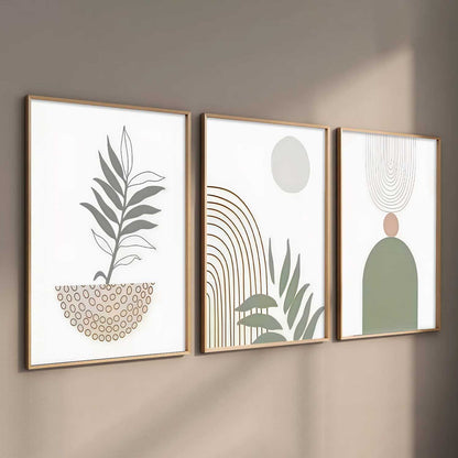 Boho Wall Art Paintings for Living Room Bedroom