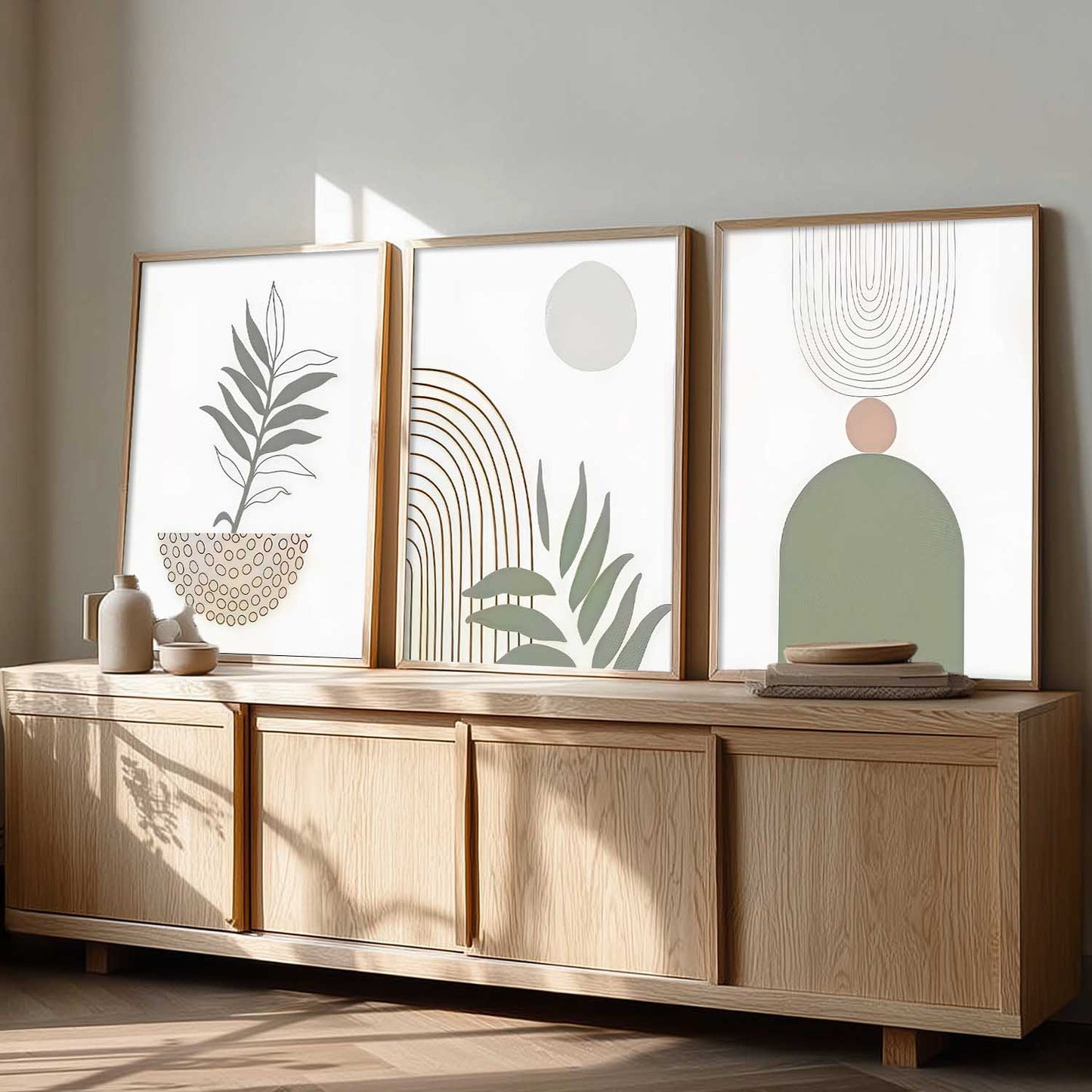 Boho Wall Art Paintings for Living Room Bedroom